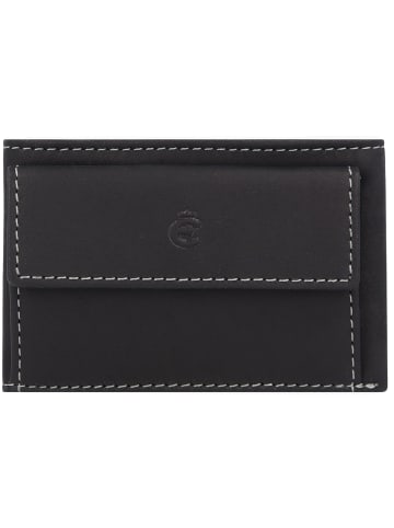 Esquire Dallas Geldbörse RFID Leder 10 cm in schwarz