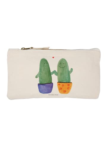 Mr. & Mrs. Panda Schminktasche Kaktus Liebe ohne Spruch in Weiß