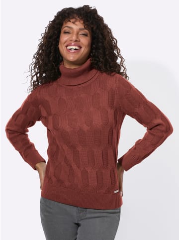 WITT WEIDEN Pullover in rotbraun