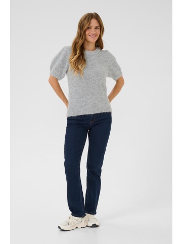Kaffe Strickpullover KAemilie in Grey Melange