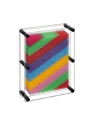 relaxdays 3D Nagelbild Pinart in Bunt - (B)15 x (H)20 cm