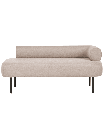 Beliani Chaiselongue MIRMANDE Braun/Schwarz - (W) 153 x (H) 65 x (L) 70 cm rechtsseitig