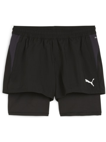 Puma Sporthose "TeamGoal 2in1 Short Women" in Schwarz