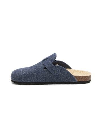 billowy Pantoletten in blau