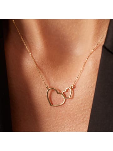 Lucardi 585 Gold Halskette  Herz