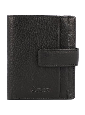 Esquire Oslo Kreditkartenetui RFID Leder 8,5 cm in schwarz