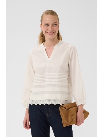 CULTURE Bluse langarm CUodette Relaxed fit in Spring Gardenia