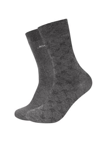 JOOP! Socken essentials iconic 2er Pack dark grey melange