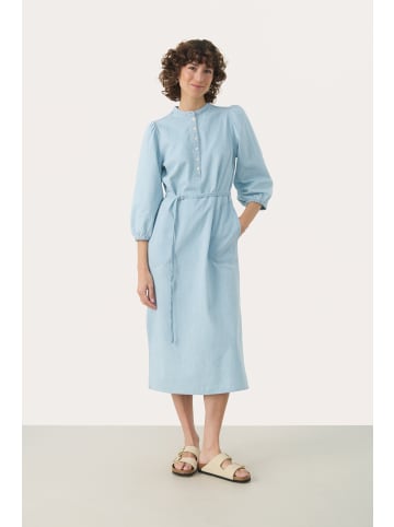 PART TWO Kleid NadijaPW Easy fit in Whiteish Blue Denim