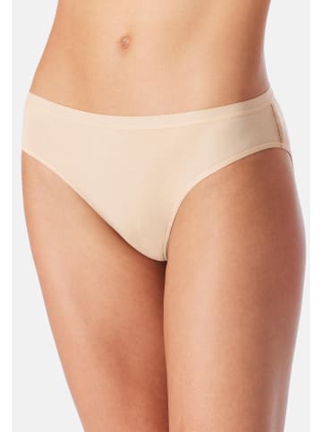 UNCOVER BY SCHIESSER Tai Slip Cotton in Schwarz / Weiß / Sand