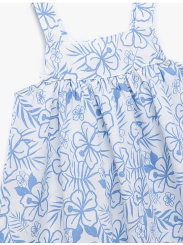 KOTON Kleid in Weiß Gemustert