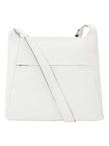 VLD VOi Leather Design Boston Umhängetasche Leder 32 cm in blau-weiss