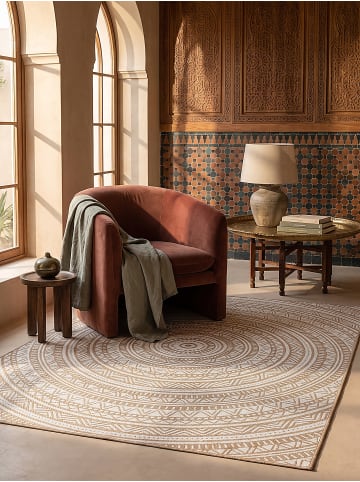 KADIMA DESIGN Teppich flachgewebt Orientalisch flachgewebt pflegeleicht Flur in Natur