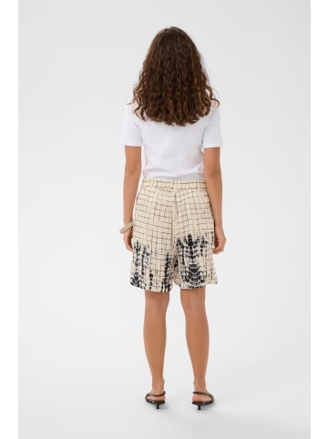 CULTURE Shorts CUchelita Relaxed fit in Whitecap/Black Graphic