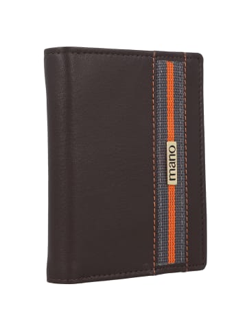 mano Don Leonardo Geldbörse RFID Leder 12,5 cm dunkelbraun