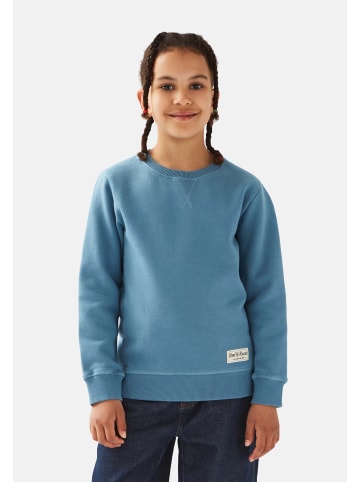 Band of Rascals Sweat " Basic " in aegean-blue