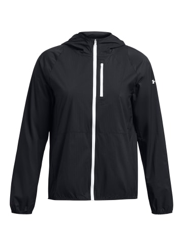 Under Armour Laufjacke PHANTOM in black-white-white