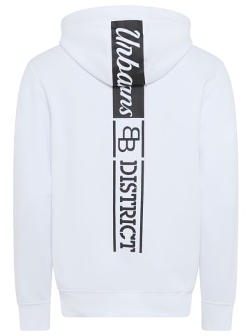 Bruno Banani Kapuzensweatshirt in weiß