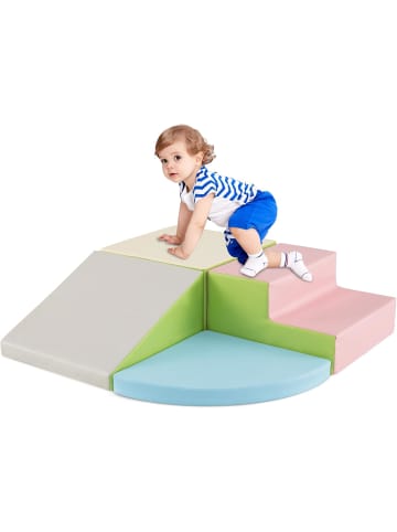 COSTWAY 4 TLG. Schaumstoffbausteine in Rosa