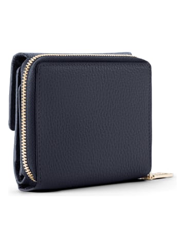 Lazarotti Bologna Leather Zip-Around Geldbörse Leder 12 cm in navy