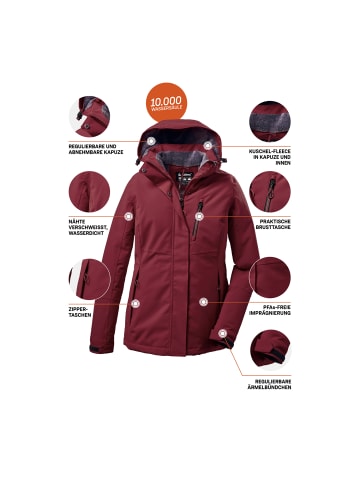Killtec Outdoorjacke KOW 140 in Bordeaux
