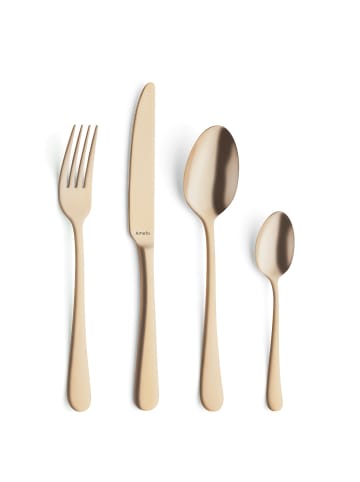 Amefa 16-tlg. Besteckset AUSTIN in gold matt