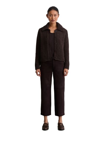 Marc O'Polo Grobstrick-Cardigan regular in Dark Coffee