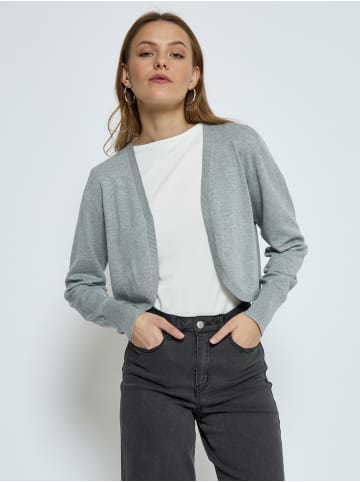 Peppercorn Strickjacke in Light Grey Melange