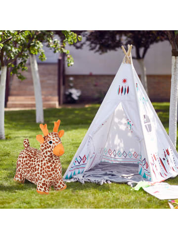 relaxdays Hüpftier "Giraffe" in Bunt