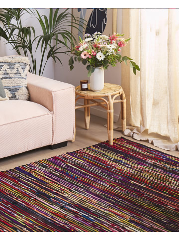 Beliani Kurzflor BARTIN in Bunt/Schwarz/Grün - (W) 160 x (H) 1 x (L) 230 cm