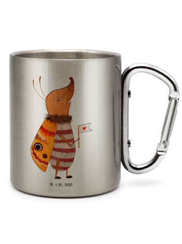 Mr. & Mrs. Panda Tasse Nachtfalter Fähnchen ohne Spruch in Silber