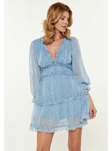 Usha Women Dress in light blue