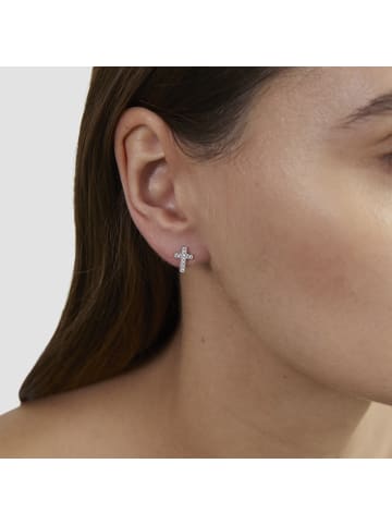 s.Oliver Ohrstecker Sparkle Cross in silber