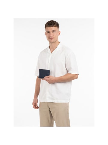 Capri Geldbörse RFID Schutz Leder 12.5 cm blau