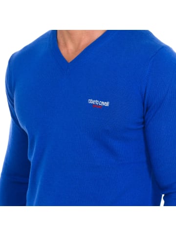 Roberto Cavalli Pullover in Blue