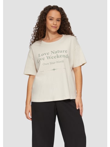 QS T-Shirt in 05D0_beige