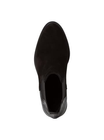 Tamaris Chelsea Boot in BLK SUED./STR.