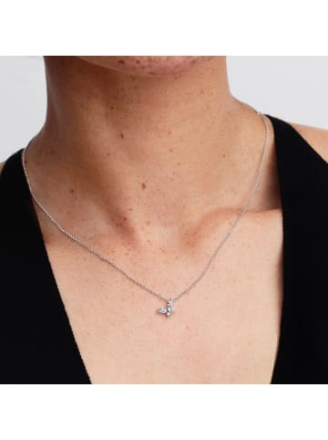 Pandora Damen-Halskette Silber Schmetterling