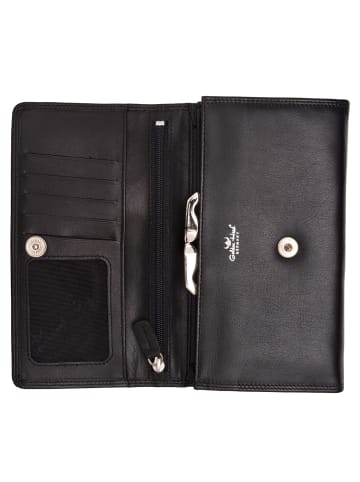 Golden Head Polo Geldbörse RFID Leder 17 cm schwarz