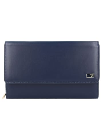 Roncato Firenze Geldbörse RFID Leder 17,5 cm in navy