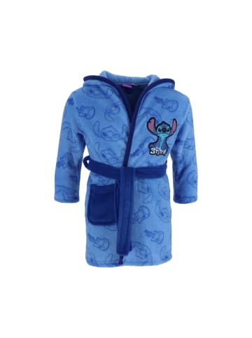 Lilo & Stitch Lilo & Stitch Kinderbademantel Coral Fleece Bademantel für Kinder in Blau