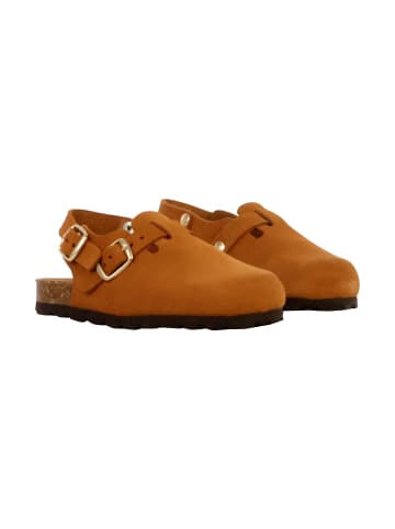 Divine Factory Lederpantoletten Kind Boreali BS Braun