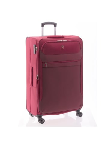 Gladiator 2000 4 Rollen Trolley 78 cm mit Dehnfalte in red
