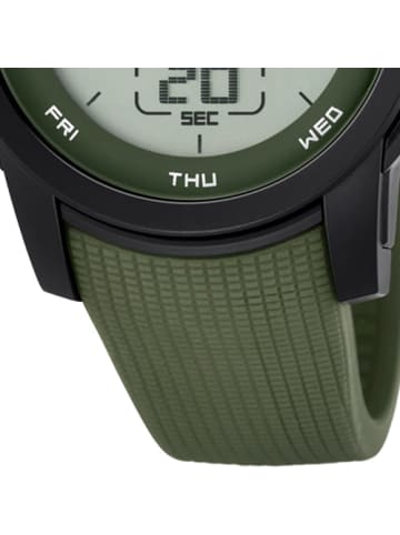 Calypso Digital-Armbanduhr Calypso Digital grün extra groß (ca. 46mm)