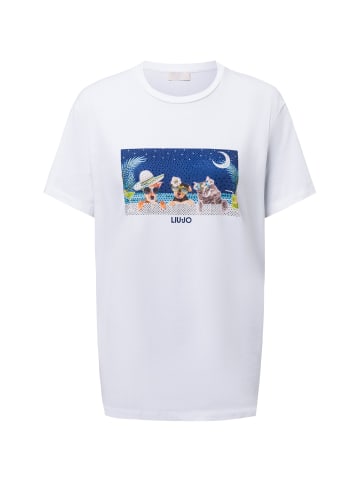 Liu Jo T-Shirt Sea Dog in weiß