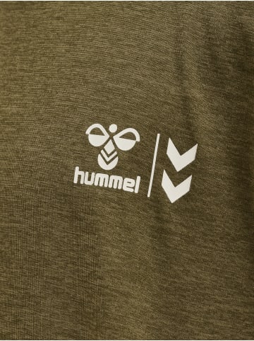 Hummel T-Shirt Hmlmustral Mädchen in DARK OLIVE