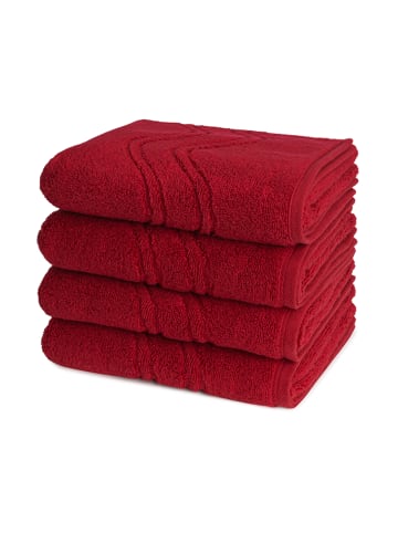 Ross 4 X Handtuch im Set Cashmere feeling in Vino