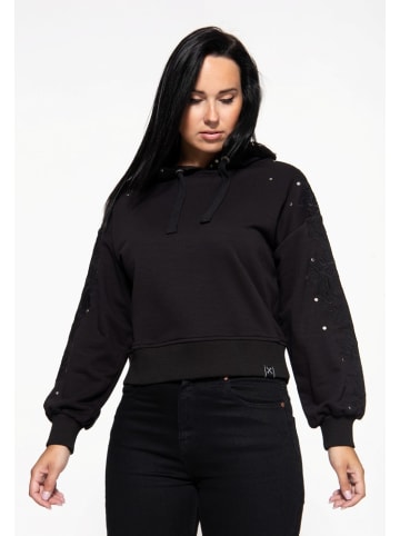 Queen Kerosin Hoodie in Schwarz