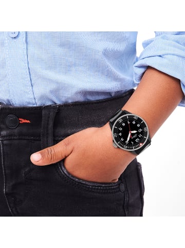 s.Oliver Armbanduhr Camouflage in grau