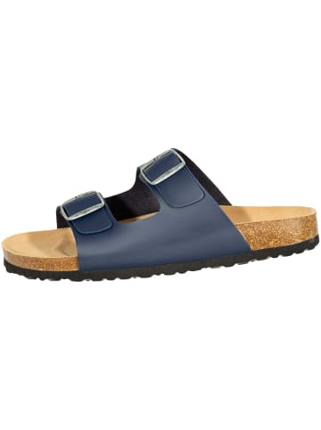 SALIHA Sandalen Bioline-Pantolette in blau